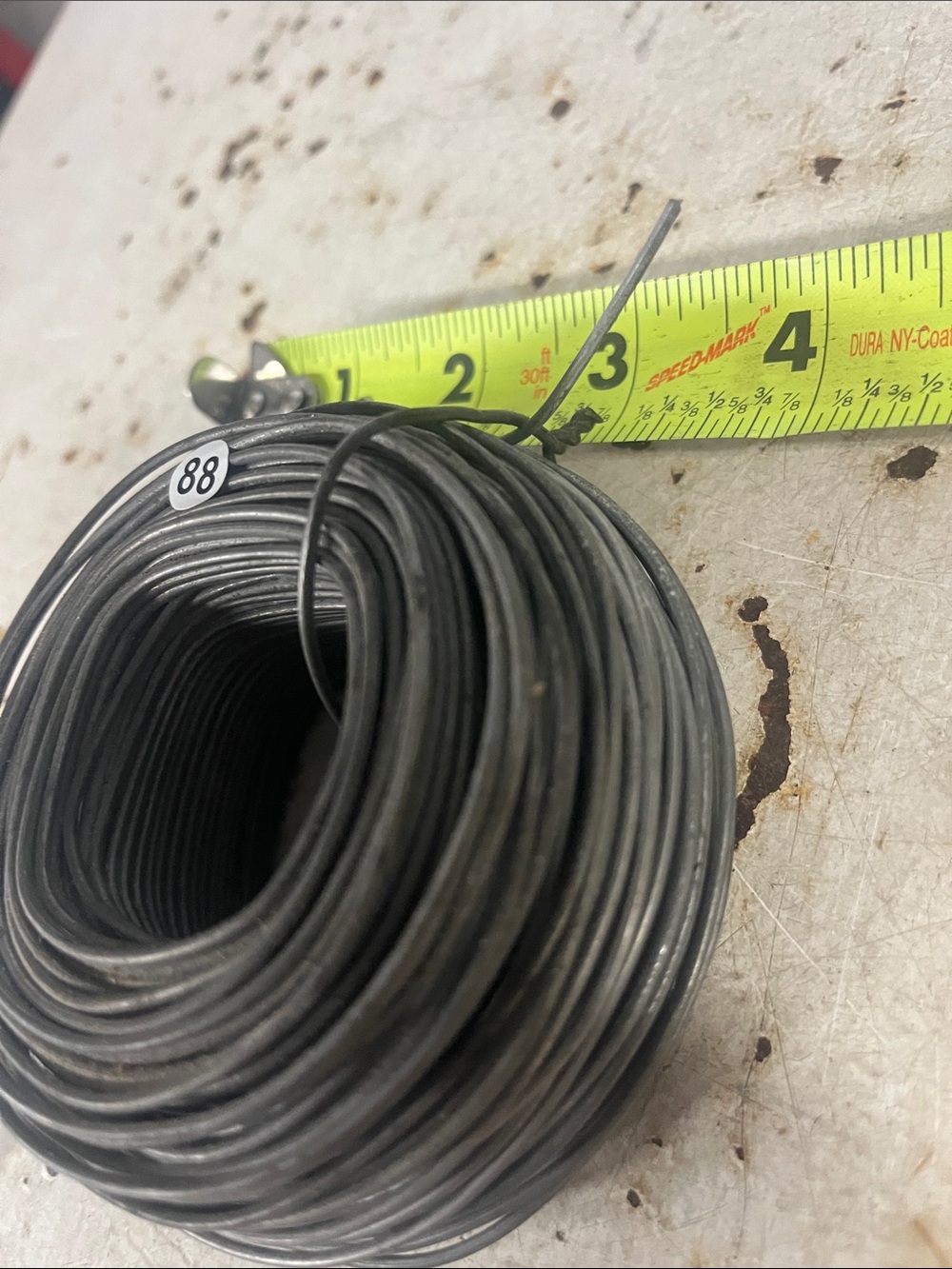 Lot 88 mechanical wire Coiled Black Steel Wire Bundle